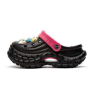 JOSINY Классические перфорированные клоги для женщин Black Rose Red, цвет Black Rose Red