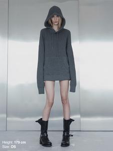 Большой свитер ENRAGE SWEATER HOODIE, серый