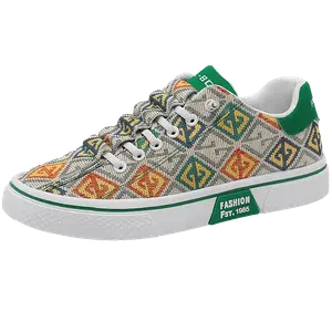 Мужские кроссовки для скейтбординга с амортизацией, дышащие и противоскользящие BOLE, White Green