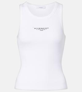 Хлопковая майка Stamp Givenchy, белый