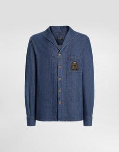 Джинсовая рубашка DOLCE & GABBANA, мультиколор