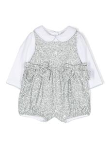 Ромпер с цветочным принтом Patachou, зеленый