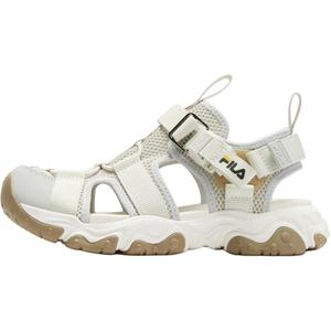 Нескользящие и дышащие низкие детские сандалии для подростков FILA KIDS, бежевый/зеленый/серый