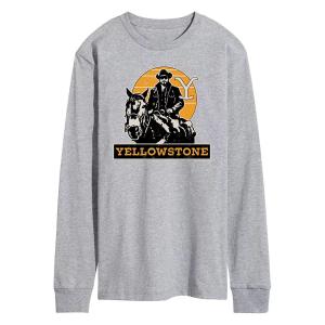 Мужская футболка с длинными рукавами для верховой езды Yellowstone Rip Licensed Character