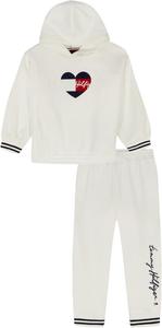 Комплект из 2 предметов флисовой одежды для девочек Tommy Hilfiger Baby, Egret