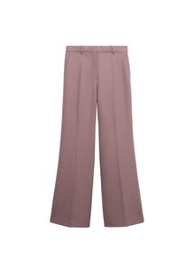 MANGO Расклешенные брюки 'Bangkok' в цвете dusty pink
