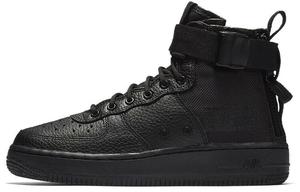 Кроссовки Nike Sf Air Force 1 Mid Triple Black GS