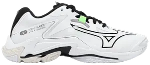 Кроссовки Mizuno Wave Lightning Z8 Wide 'White Black', белый