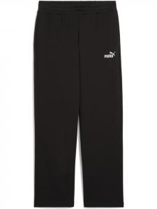 Спортивные брюки "ESS Small No.1 Logo Comfort Straight Pants TR op" черного цвета Puma
