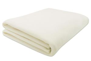 Мягкое одеяло  Zollner, кремовый