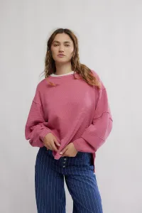 Футболка с длинными рукавами "полное затмение" Free People, Hibiscus Pop