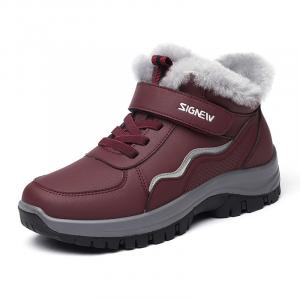 Cigna Бордовые женские зимние сапоги, цвет Burgundy