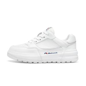 Kolumb Износостойкие, легкие, дышащие, водонепроницаемые низкие кроссовки для скейтбординга, женские, белые