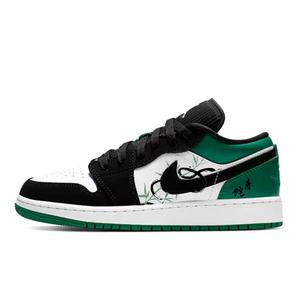 Баскетбольные кроссовки Air 1 для детей начальной школы Jordan, зеленый