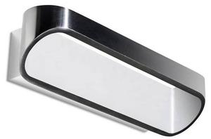 Настенный светильник LedsC4 Oval, серебро - металл - 30 х 7 х 9 см