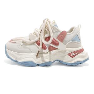 WARRIOR Износостойкие, дышащие, легкие, низкие, массивные кроссовки для женщин, бежевые, розовые, красные, синие