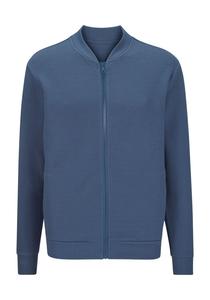 JOHN DEVIN Толстовка с молнией в темно-синем цвете