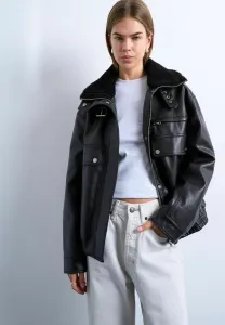 Куртка из искусственной кожи tsolivia Topshop, Black
