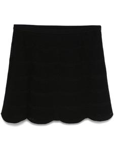 TOM FORD вязаная юбка мини, черный