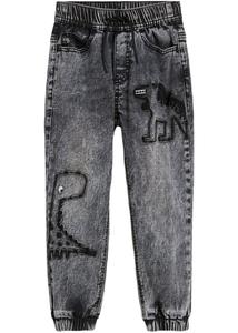 Термоджинсы dino для мальчиков стандартный крой John Baner Jeanswear, черный