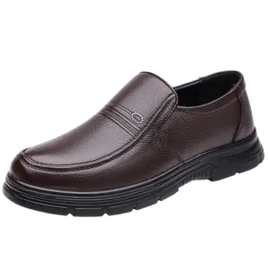 EGCHI Мужские повседневные туфли мужские низкие топы коричневые, цвет Brown