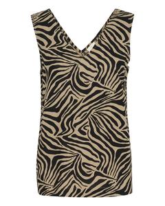 Рубашка Kaffe Milia, темно-бежевый