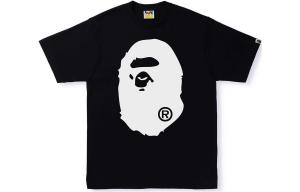 Футболка BAPE Bicolor Big Ape Head SS22 A Bathing Ape, розовый