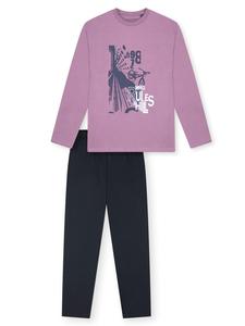 Пижама Schiesser, фиолетовый