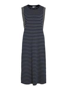 Платье до колена Vila, темно-синий/белый