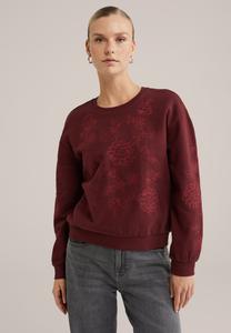 Толстовка WE Fashion Sweatshirt, Burgundy Red/Red