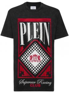 Philipp Plein футболка Stones Racing Club, черный