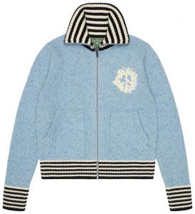 Свитер на молнии Denim Tears University, синий