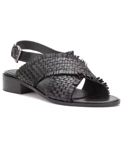 Женские босоножки Ezra с ремешком на щиколотке Vintage Foundry Co, черный