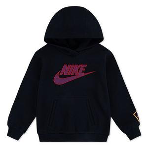 Детская толстовка с капюшоном из флиса Boys 4-7 glow with me Nike, Black