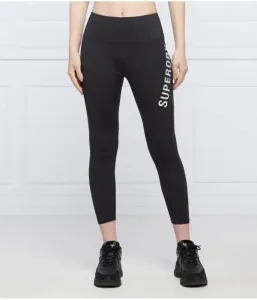 Леггинсы slim fit Superdry, черный