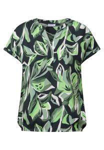 Блуза CECIL, зеленый/темно-зеленый