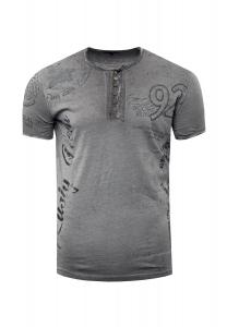 Футболка с принтом сбоку RUSTY NEAL, антрацит