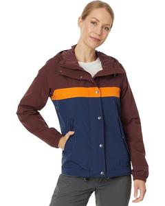 Куртка L.L.Bean Mountain Classic Rain Jacket, цвет Burgundy Brown/Nautical Navy