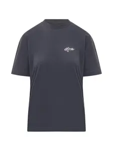 Футболка с принтом Off-White, серый