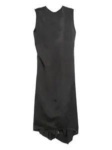 Асимметричное платье без рукавов FEDERICO CINA, серый