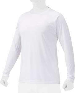Футболка с длинным рукавом Mizuno MIZUNO в бейсбольном стиле (12JAAT19), белый