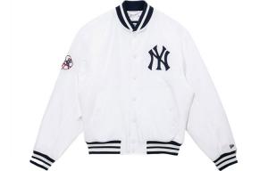 New Era Бейсбольная майка унисекс белая, White