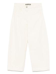 Прямые джинсы с логотипом Aspesi Kids, серый