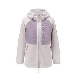 SH500 Бархатная куртка женская светло-фиолетово-серый Decathlon