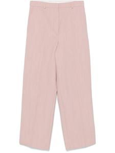 Stella McCartney прямые брюки с заниженной талией, розовый
