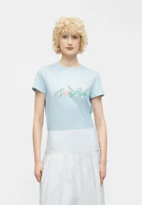 Футболка с оригинальным принтом crew graphics Gap, Poolside Blue