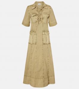 Джинсовое макси-платье Ganni, Boa