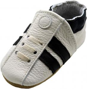 Детские кожаные обувь iEvolve, мягкие ходунки, пинетки-мокасины для малышей, белый