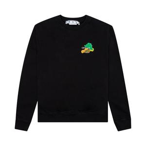 Off-White Brush Arrow Slim Crewneck, Черный/Многоцветный