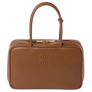 MIU MIU Сумка из телячьей кожи бордового цвета